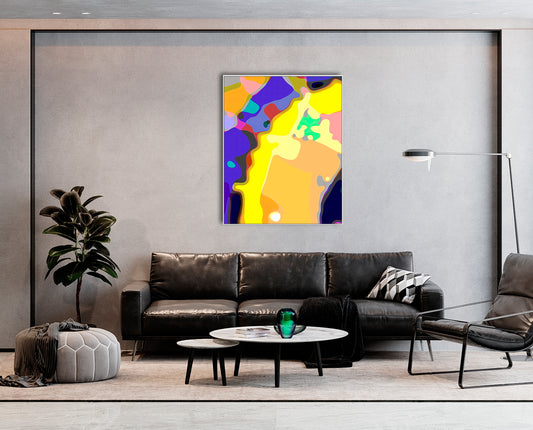 Vogelperspektive eines ländlichen Flusses