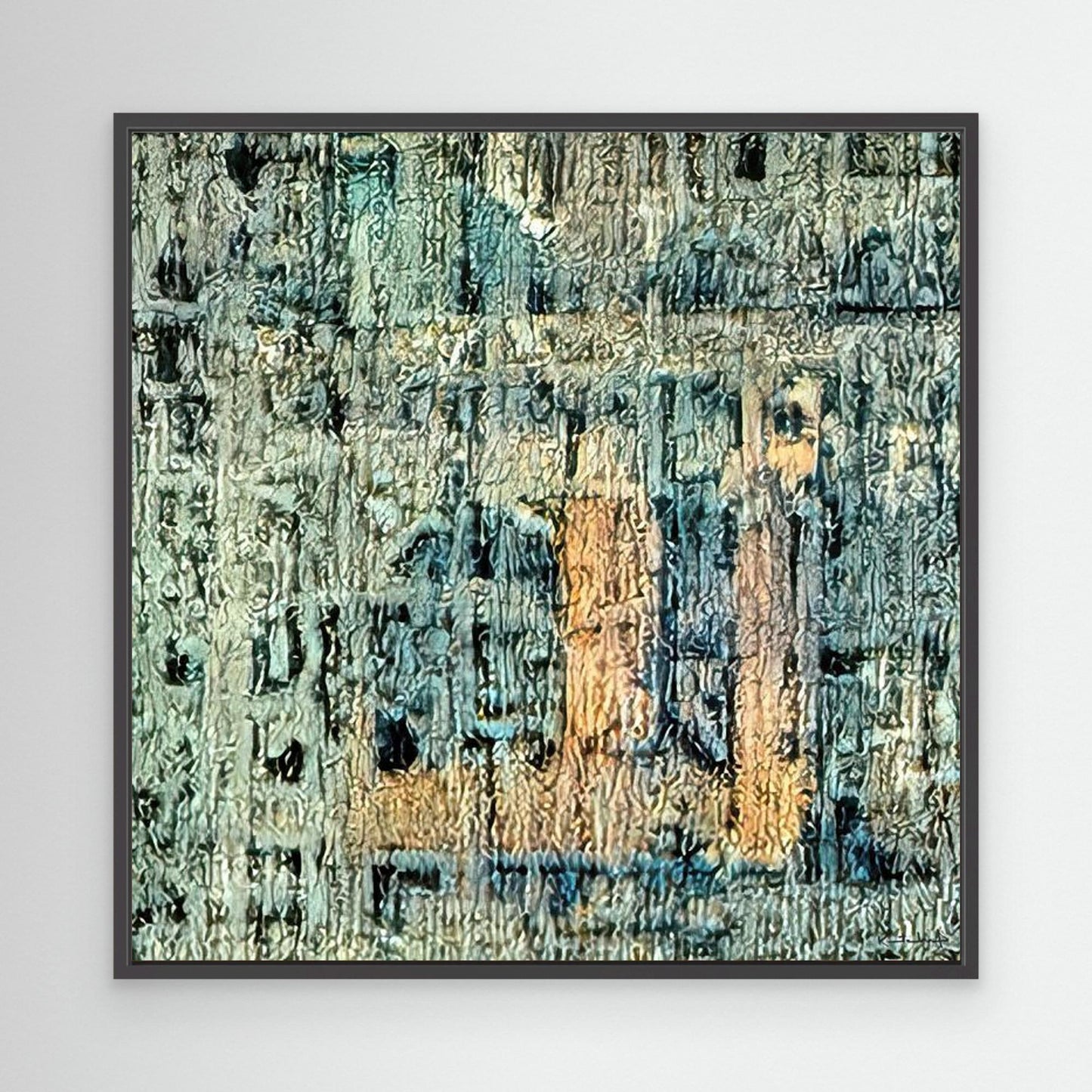 Trapped and weary within the weathered wood