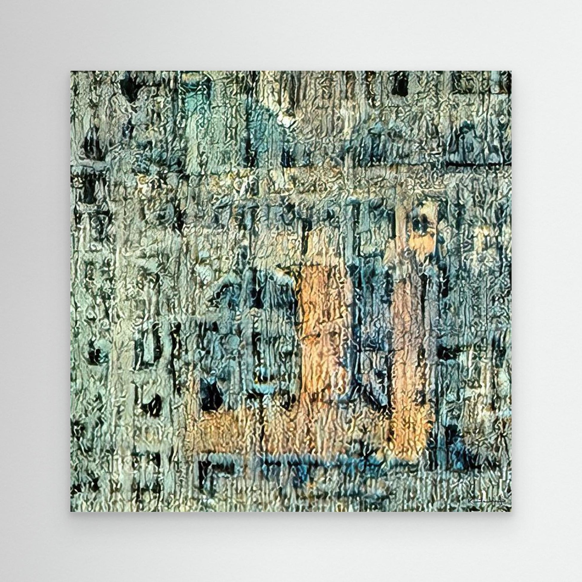 Trapped and weary within the weathered wood